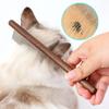Solid Wood Comb Pet Grooming Cleaning Flea Comb Cat Grooming Tool Stainless Steel Hair Remover Brush for Dogs Pet Supplies