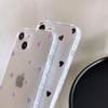 Чехол для телефона iPhone 15 14 Pro Max 13 12 11 X XR XS Прозрачный мультяшный Love Heart Мягкий TPU