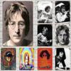 Lennon Винтажные Металлические Жестяные Знаки Постеры Декор Ретро Металлическая Табличка Настенное Искусство Декор для Гаража Бара