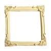 Golden Retro Photo Frame Decorative European Victorian Style Jewelry Decor Pictures Frames Home Ornaments Photography Background