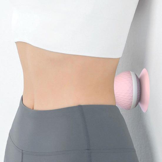 Толкатель триггерной точки с присоской, компактный размер, облегчение мышечной боли, напряжение, силиконовый массажный шарик для фасции для мужчин и женщин