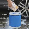 Многофункциональное складное ведро объемом 11 л для кемпинга, рыбалки, барбекю, мытья автомобиля и многого другого