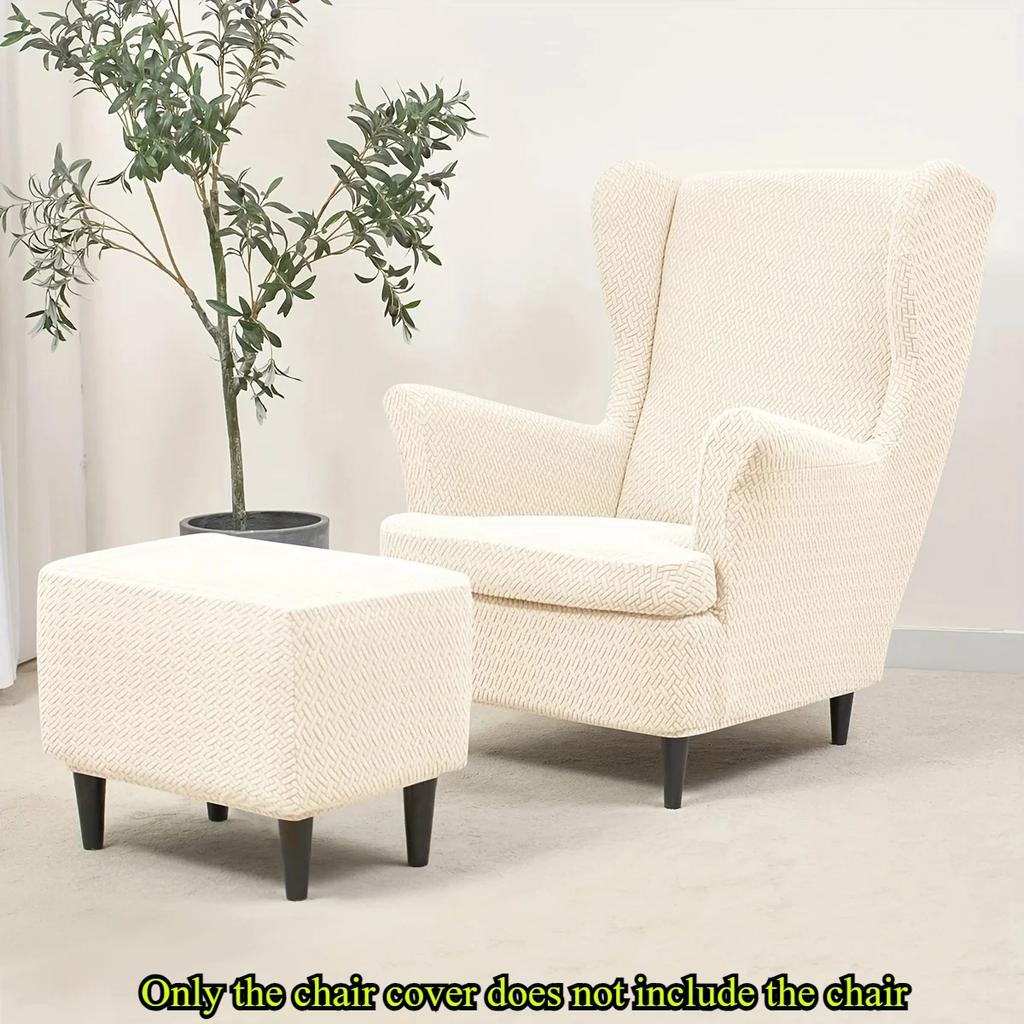 Однотонный чехол для кресла с наклонной спинкой размера «кинг-сайз», удобный, дышащий, эластичный, с чехлом для подушки, защита мебели.