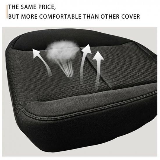 For Chevy Silverado 1500 2500HD 3500HD 2007-2014 DRIVER Bottom Cloth Seat Cover