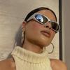 20896 Солнцезащитные очки Стимпанк Очки Футуристические Спортивные Солнцезащитные очки Y2K Millennial Babes