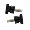 2 Pcs Tool Free Seat Bolts Short Screws For Thruxton Bonneville Scrambler T100