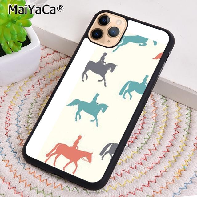 Чехол для телефона с коллажем из узоров лошадей Для iPhone 17 Air 16 15 14 plus 12 13 pro max Защитный чехол coque