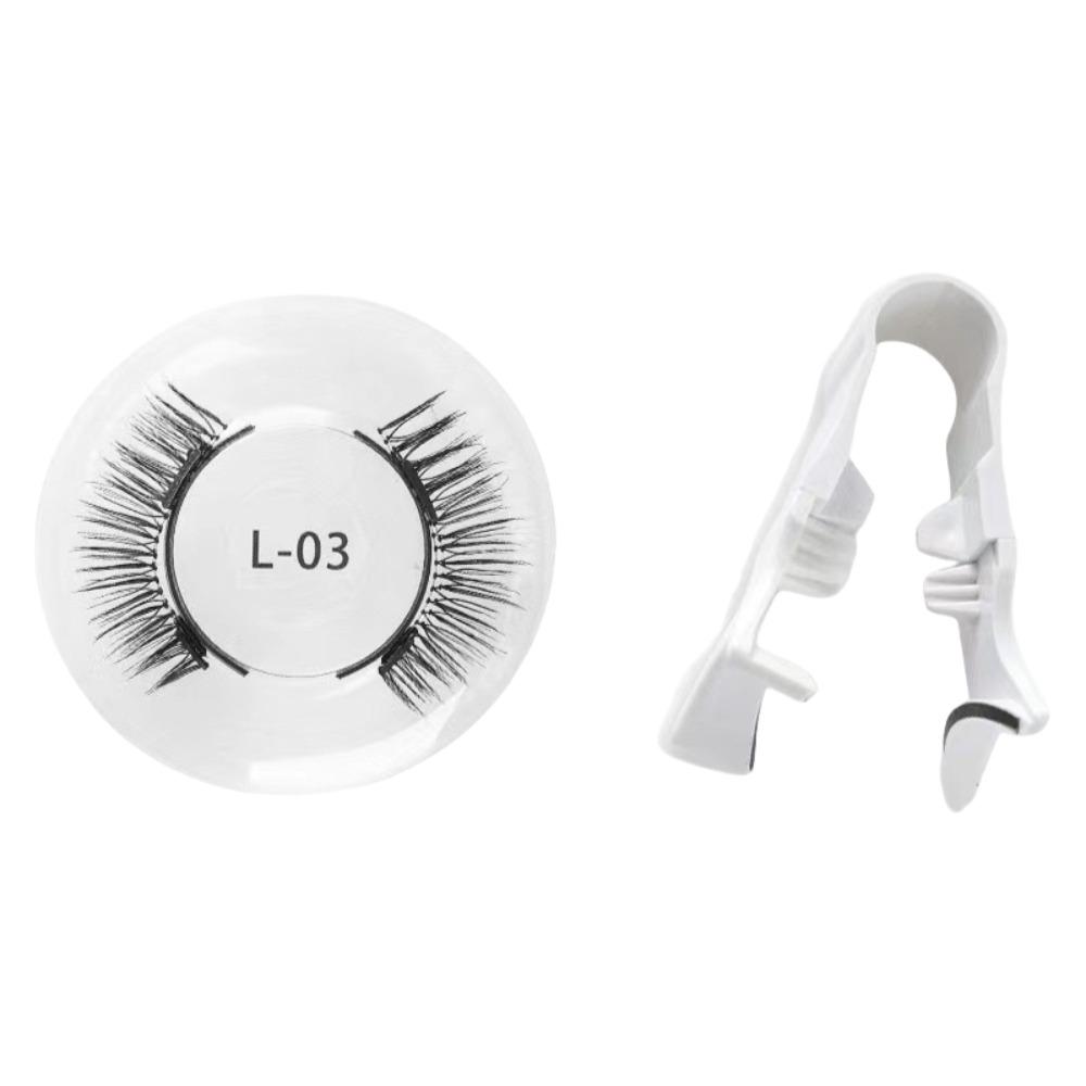 Glue Free Magnetic Eyelashes with Clip DIY False Eyelash Clusters Lady Makeup Tools