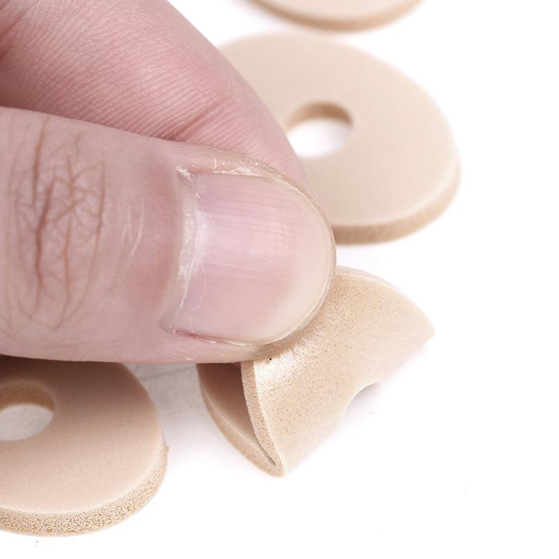 1 лист, 4 вида пенопластовых защитных подушечек для защиты от мозолей с круглым носком, подушка для защиты от мозолей