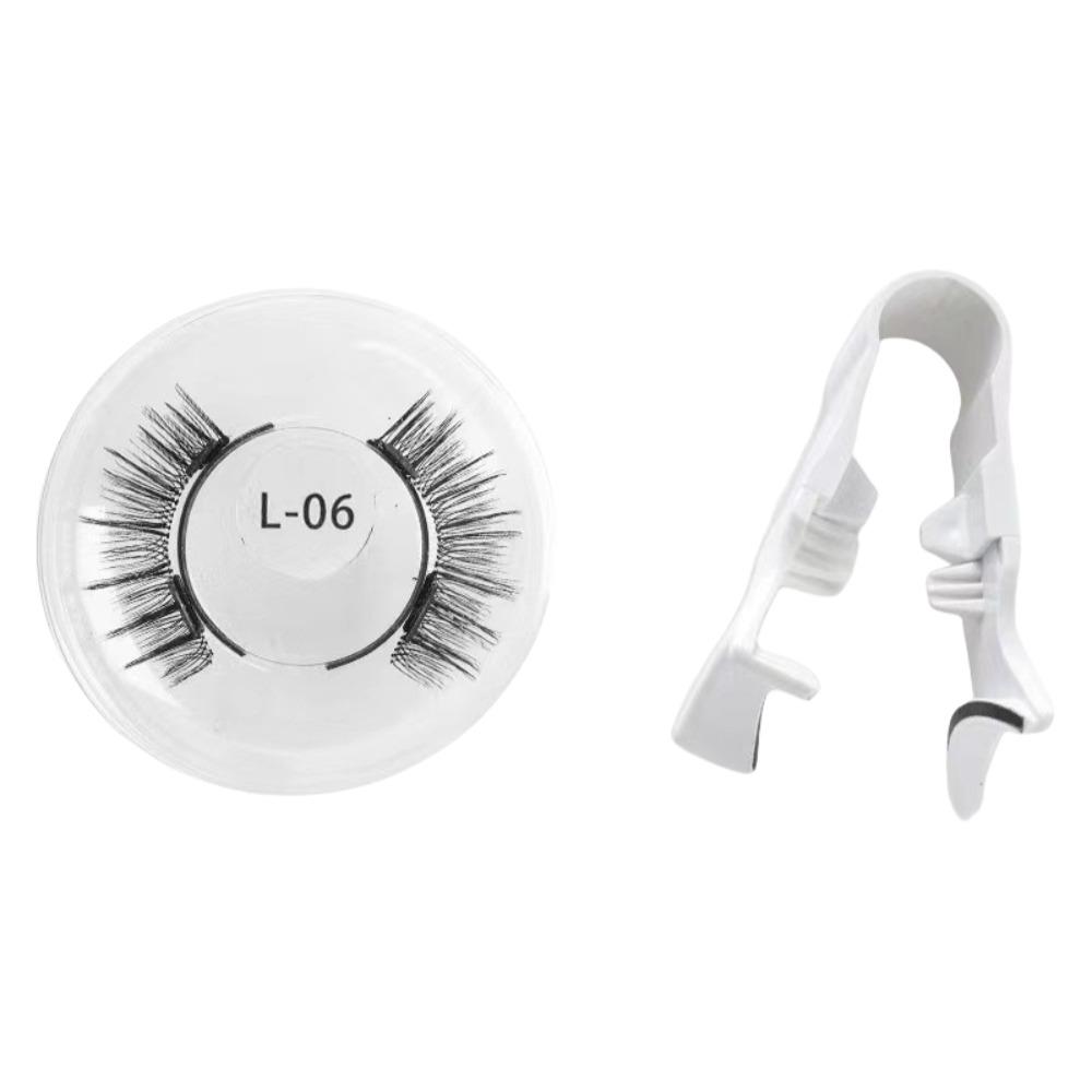 Glue Free Magnetic Eyelashes with Clip DIY False Eyelash Clusters Lady Makeup Tools