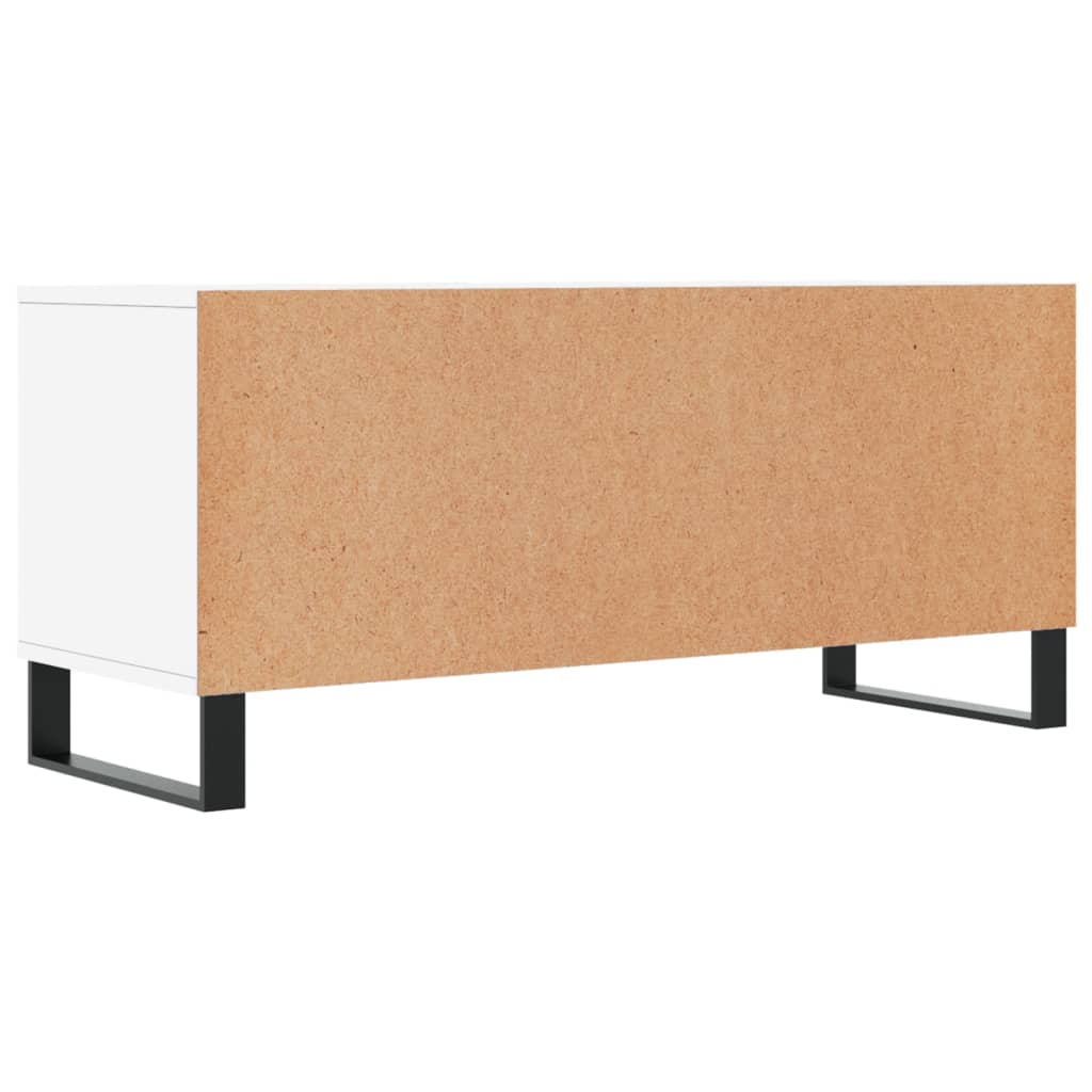 TV Cabinet White 100 x 34.5 x 44.5 cm Engineered Wood