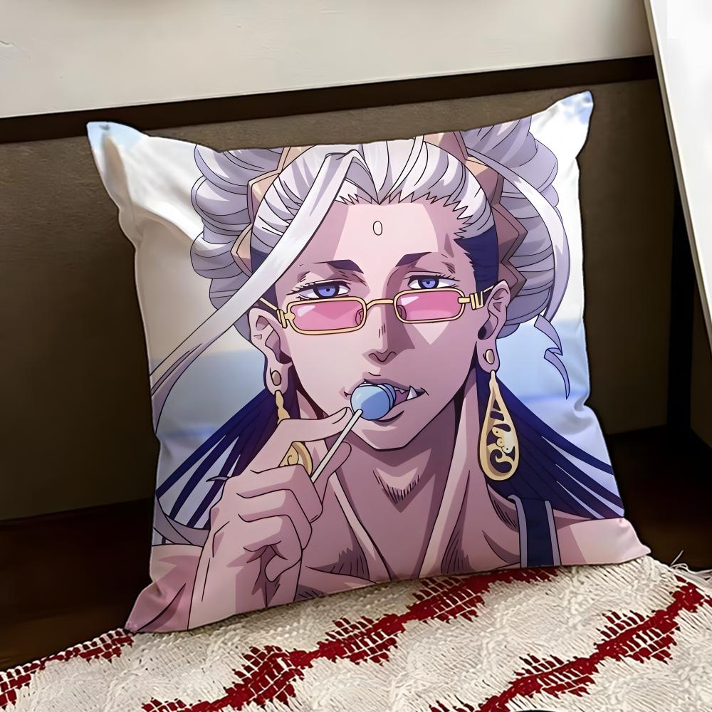 Anime RRecord of RRagnarok Cushion Cover Reversible Soft Durable Pillow Cover Home Car MultiScene Use for Daily Comfort