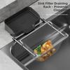 Multifunctional Drainage Basket Kitchen Sink Filter Spone Drain Basket Garbage Filter Shelf Strainer Kitchen Sink Strainer Rack