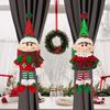 Fastener Curtain Holder with Magic Sticker Curtain Holdbacks  Xmas Window Decor