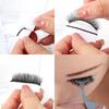 1 Set Natural False Eyelashes Wispy  3D Mink Lashes with Self-Adhesive Glue-Free Eyelash Glue Strip Makeup Tools