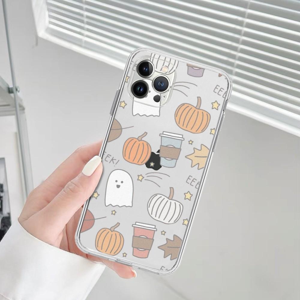 Хэллоуинская подставка для мыши для iPhone 16 15 14 13 12 Mini 11 Pro XS Max X XR SE 6 7 8 Plus Мягкий силиконовый чехол