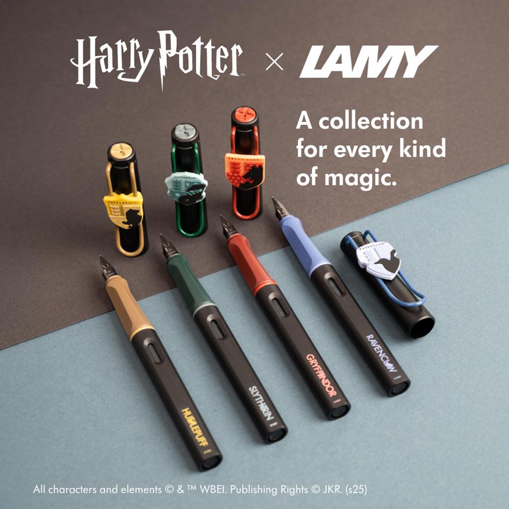 Fountain Pen LAMY Extra Fine Nib Gryffindor Edition T10 Blue Ink Cartridge Right Handed
