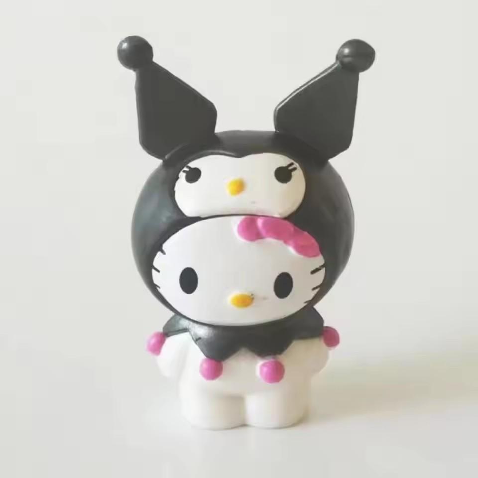 Новый набор из 6 шт. Аниме Sanrio Фигурки Действия Игрушки Милые Куроми Ми Милоди Синнаморол Фигурки Куклы Дети Подарок на Рождество