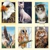 5D Diy Полный круглый комплект для алмазной живописи с рисунком из мультфильмов животных, вышивка крестом, мозаика, алмазная вышивка, украшение для дома