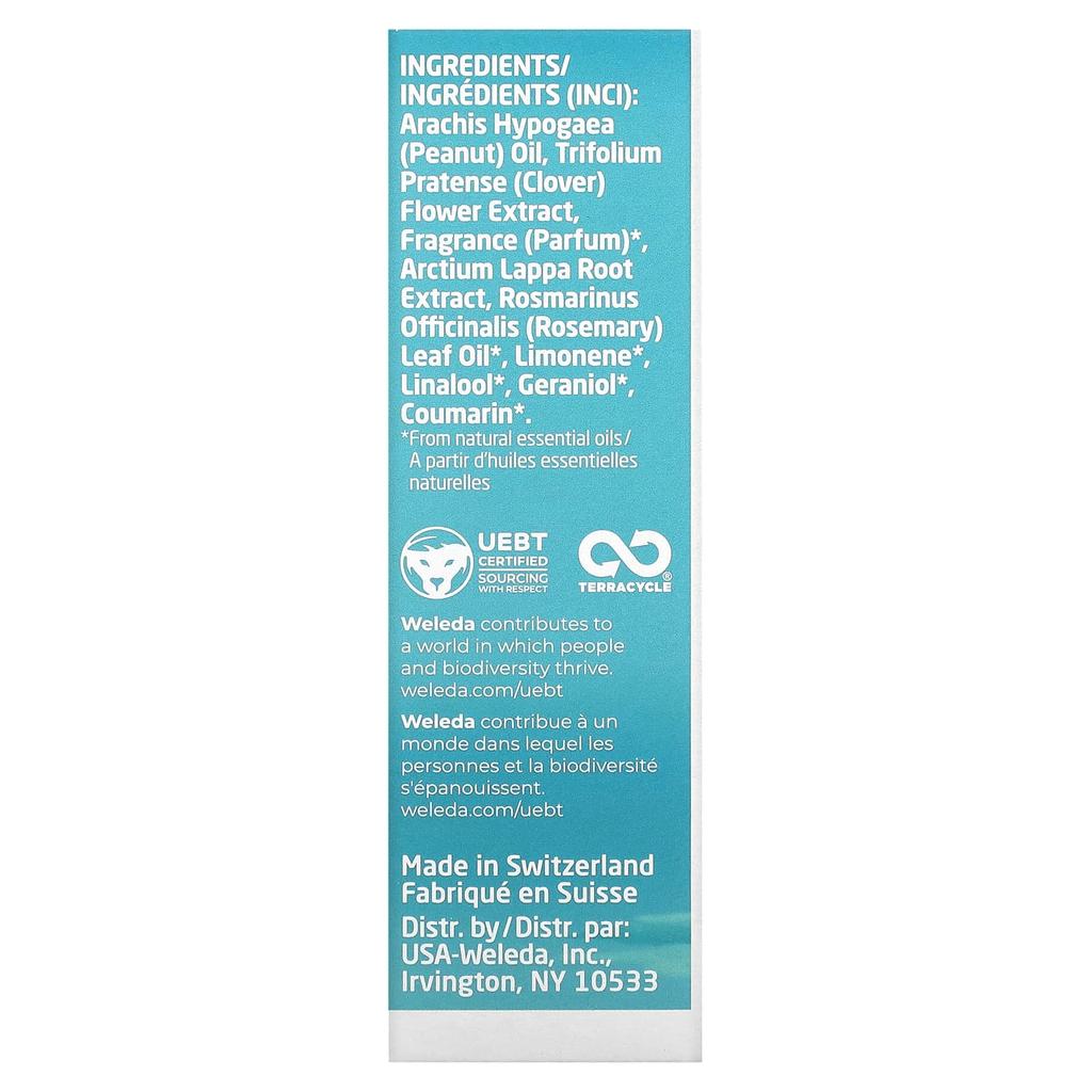 Weleda Масло для волос Condition & Shine, экстракт розмарина, 1,7 жидких унций (50 мл)