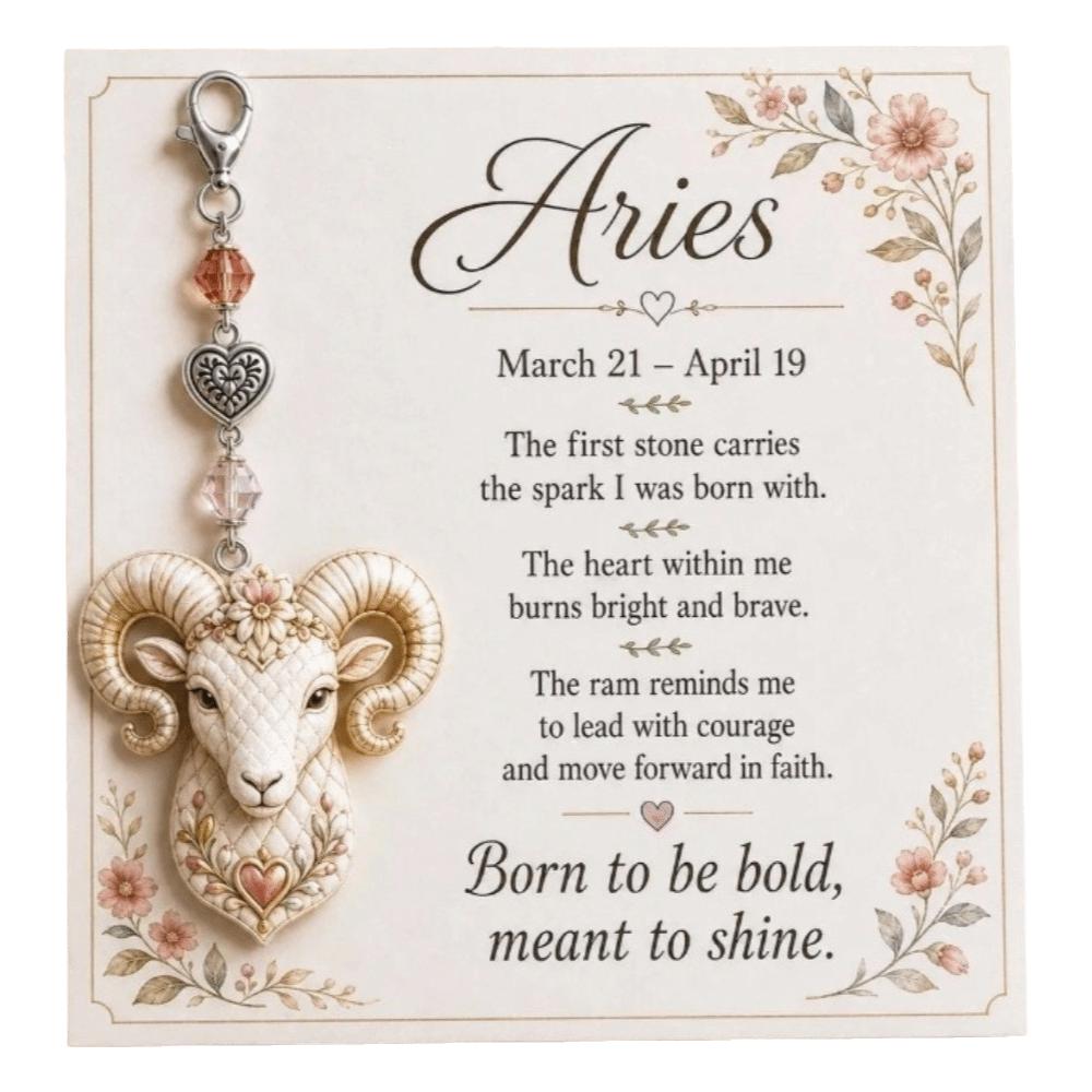 Light Luxury 12 Zodiac Keychain Hanging Decor Zodiac Pendant Key Ring Horoscope Keychain Bag Decor