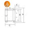 Double Open Spring 3 Inch / 4 Inch / 5 Inch Hinge Stainless Steel Two Way Free Door Hinge Hinge Cowboy Door Fence Dedicated