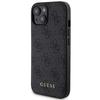 Etui do iPhone 15 Guess Hardcase MagSafe 4G Metal Logo Czarne