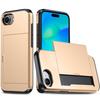 Подходит для чехла для мобильного телефона iPhone16e Apple 15 Сдвижная крышка Карта Два-в-одном Кошелек 7/8Plus Защитный чехол SE3