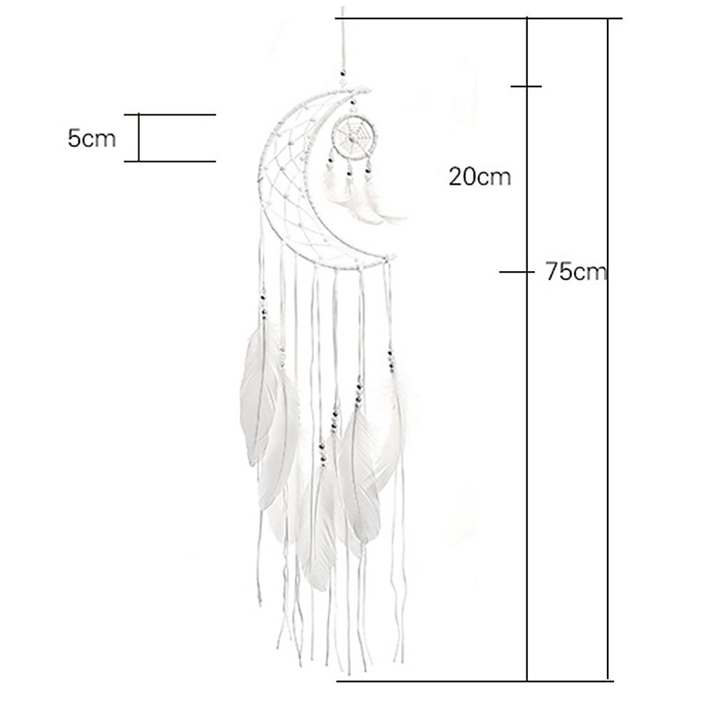 Лунное перо Ловец снов висит дома общежитие кулон настенный орнамент декор