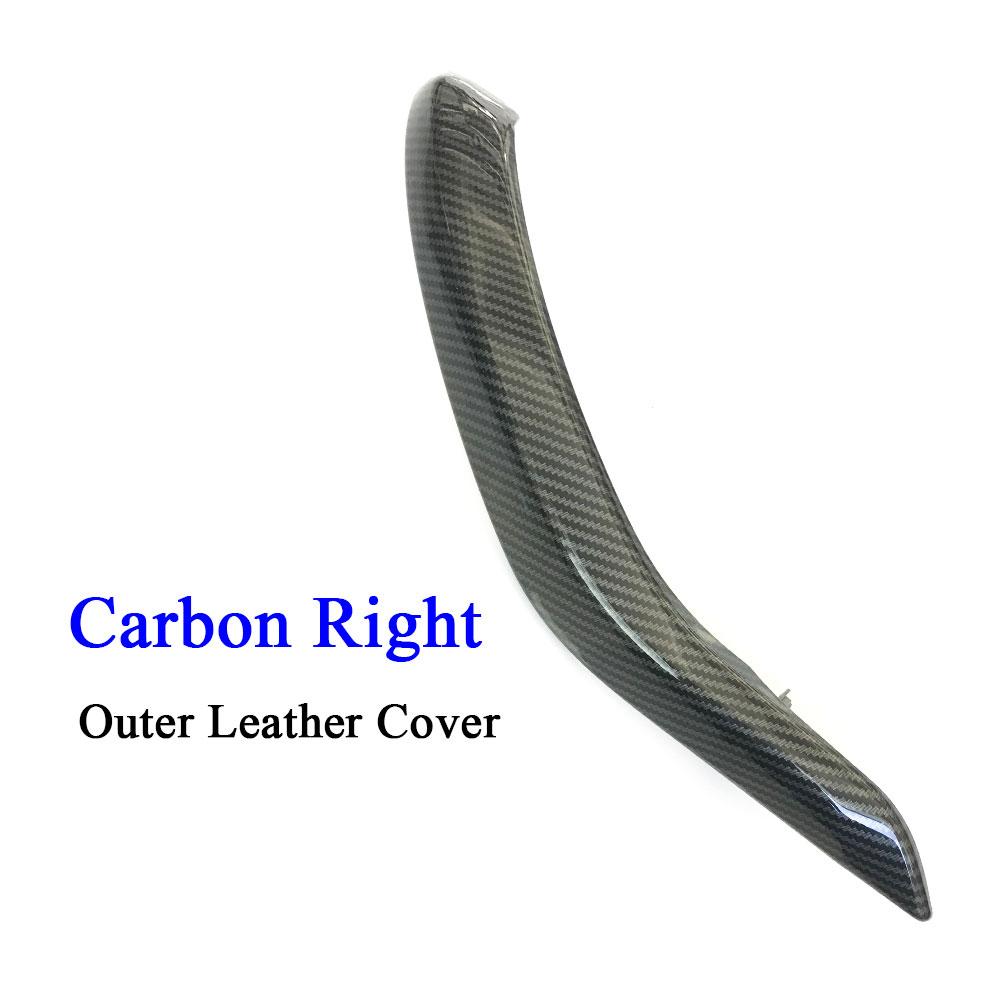 F15 F16 черная внутренняя кожаная ручка пассажирской двери, внешняя крышка, замена накладки для BMW X5 X6 2014 2015 2016 2017