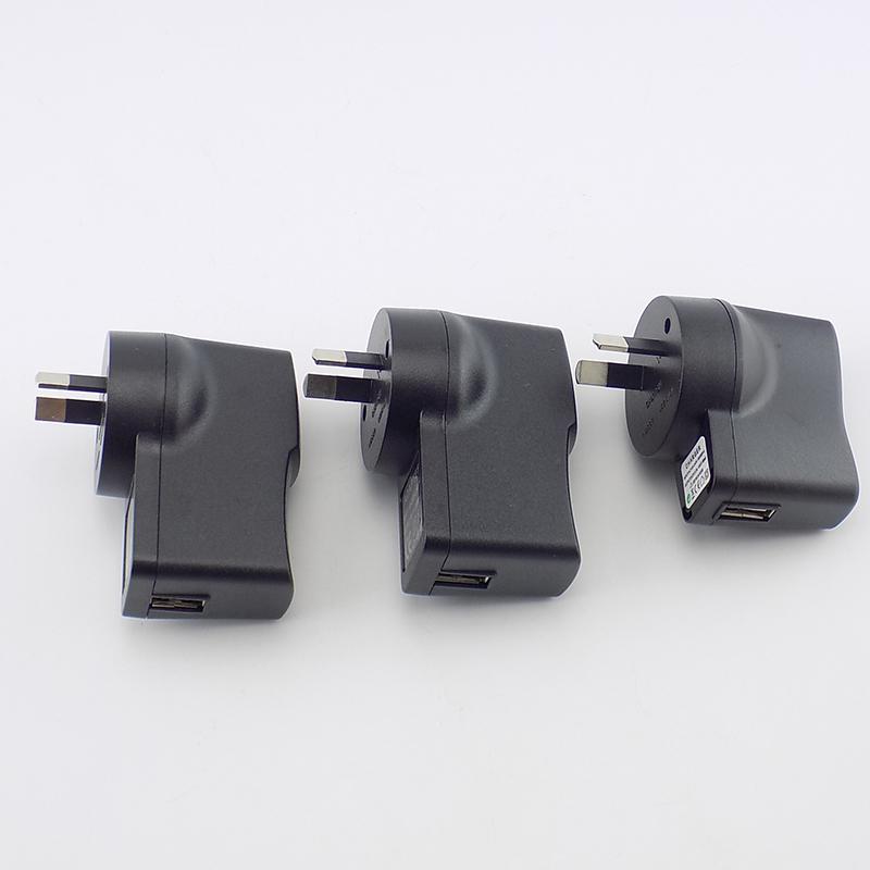Адаптер для вилки AU Australia 5V 1A 2A 3A USB-зарядное устройство для дома, блок питания, дорожный адаптер переменного тока, зарядка, универсальный W28