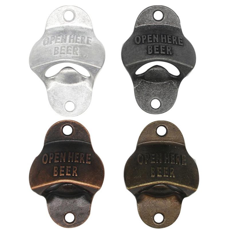 Ретро открывалка для пивных бутылок настенная винтажная барная настенная отделка кафе пивные открывалки кухонные инструменты открывалка