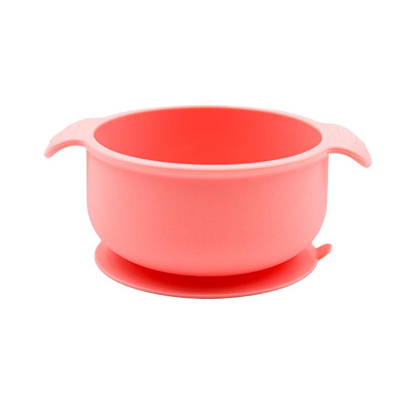 "Full Silicone Baby Meal Tray Set with Suction Cup - Divided Tableware for Children's Meals"