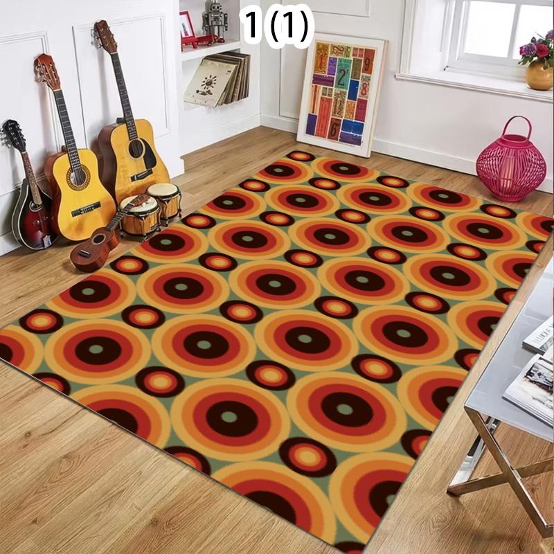 A Modern Geometric Carpet Fashionable Home Decor Carpet Modern Style Abstract Art Pattern Floor Mat Living Room Bedroom Carpet