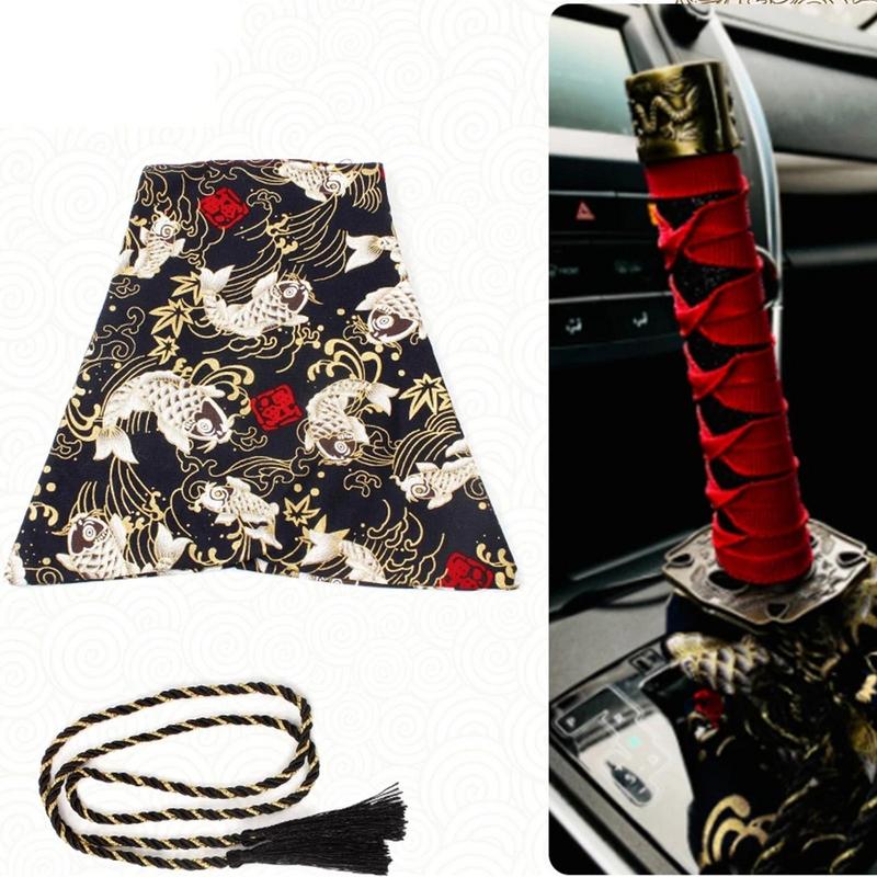 Автомобильный чехол для рычага переключения передач Katana, чехол для защиты от пыли, японский стиль, защитный чехол для рычага переключения передач