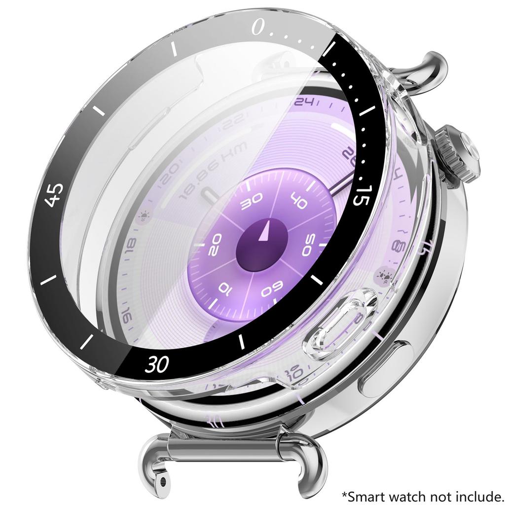 PC+Tempered Glass Case for Huawei Watch GT6 46mm Full Cover Screen Protector Bumper for Watch GT6 41mm Protective Accessores