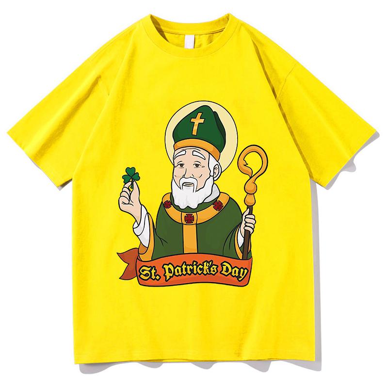 2026 St Patricks Day Graphic Casual TShirt Unisex Streetwear Short Sleeve Fashion Loose Unisex Tshirts Summer Unisex Women Tees Tops