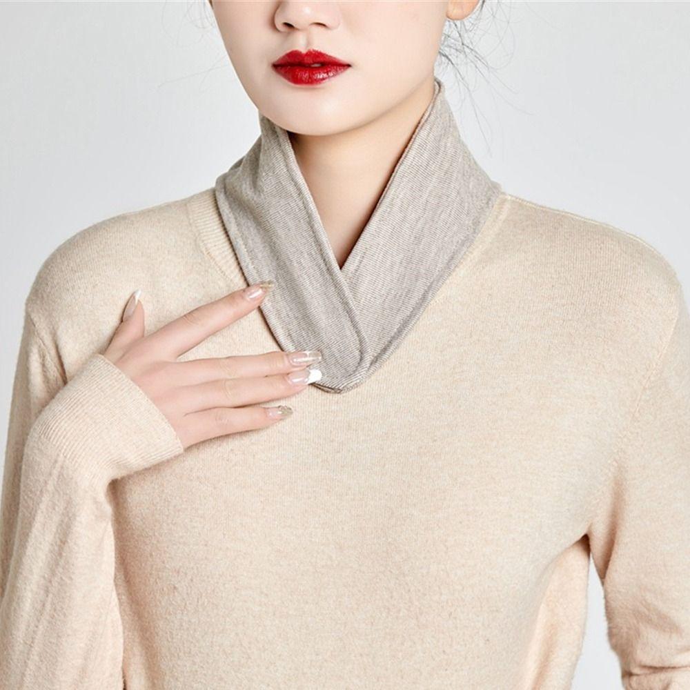 Pure Cotton Collar Scarf Comfortable Cold Protection Daily Neck Protection for Men&Women