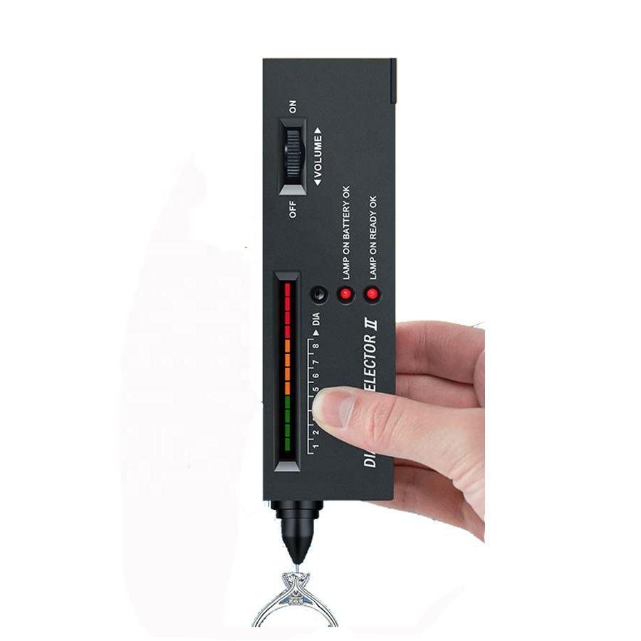 High Accuracy Diamond Tester Pen Portable Moissanite Tester Professional Jewelry Gemstone Detector Tool with LED Tester Pen