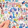 50 2D Мультяшных Наклеек Красивая Девушка Японские Лоли Наклейки Сделай Сам Ноутбук Чемодан