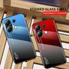 Gradient Tempered Glass Case For Xiaomi Redmi 9 A3 10 11 12 Pro Plus 5G 13T A2 9T 9C 13C 14C Poco X5 X3 C75 F6 X6 M6 F5 C65 14T 10T 11T 13 Lite Cover