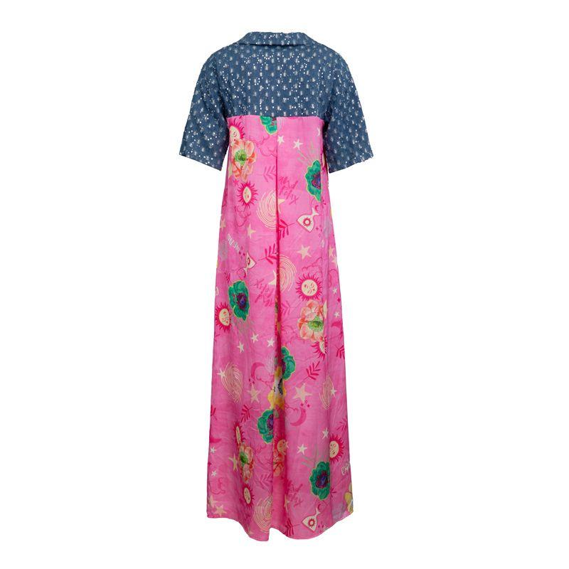 Robe longue à fleurs didi jean avec pois Femme HOLLY AND JOEY