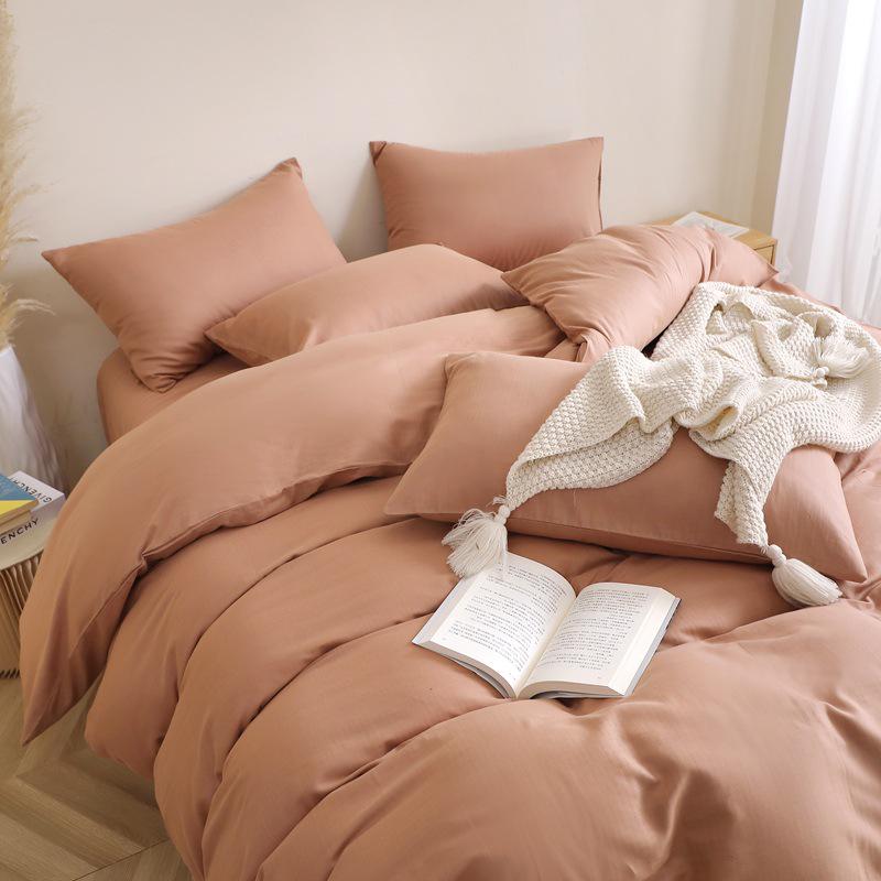 Princess Style 100% Cotton Double-Layer Gauze 4-Piece Bedding Set - Skin-Friendly and Baby-Safe