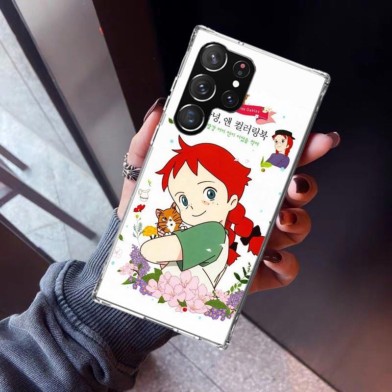 A-Anne Of Green Gables Shirley Phone Case For Samsung Galaxy S26 S25 Edge S24 S23 Ultra S22 Plus S21 S20 FE Soft TPU Back Cover