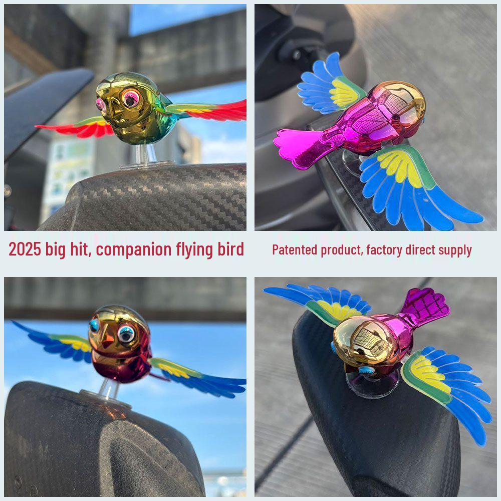 Charming Flying Bird: A Vibrant, Winged Companion for Cars and EVs, Adding Fun To Your Journey