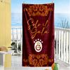Galatasaray Beach Towel High Absorbency & Quick-Dry Comfortable Lightweight Perfect for Traveling Yoga Camping and Swimming