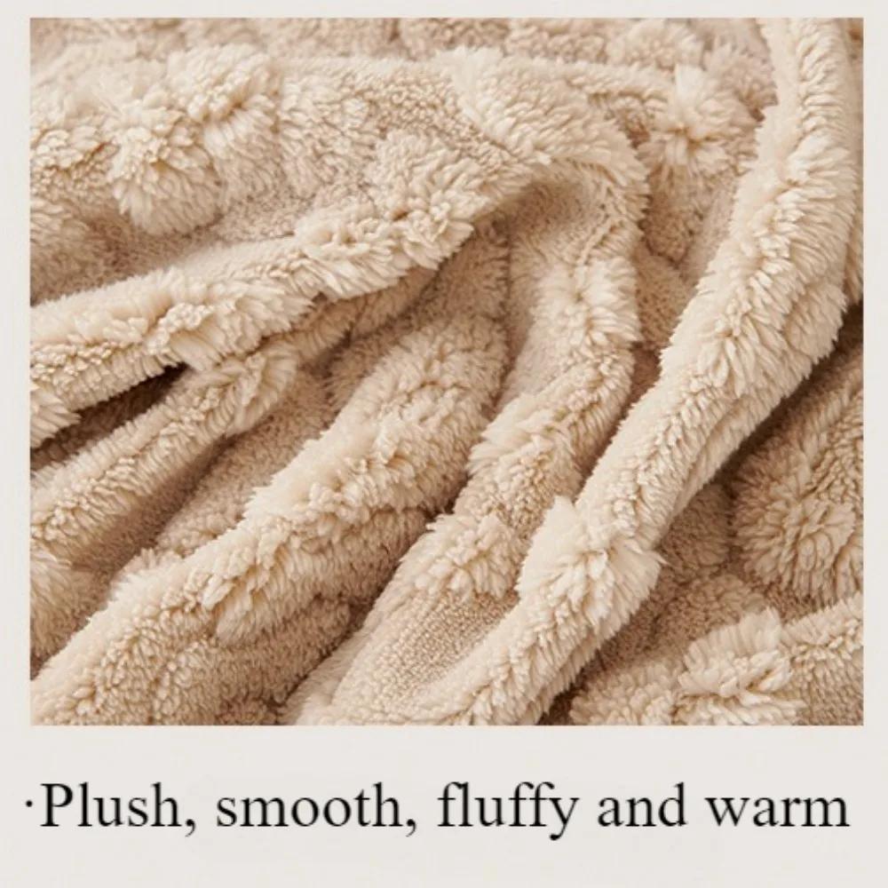1 шт. супер теплое одеяло для дивана из овечьей шерсти, полотенце для дивана для гостиной, мягкое, теплое и удобное, универсальное украшение для дома
