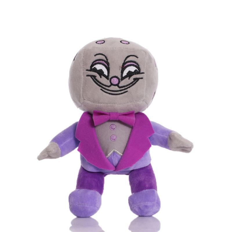 8-дюймовая плюшевая игрушка Cuphead Mugman, мягкая плюшевая кукла, милая игровая фигурка, игрушки для фанатов детей