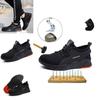 Slip Resistant Mens Steel Toe Safety Sneakers For Industrial And Construction Work