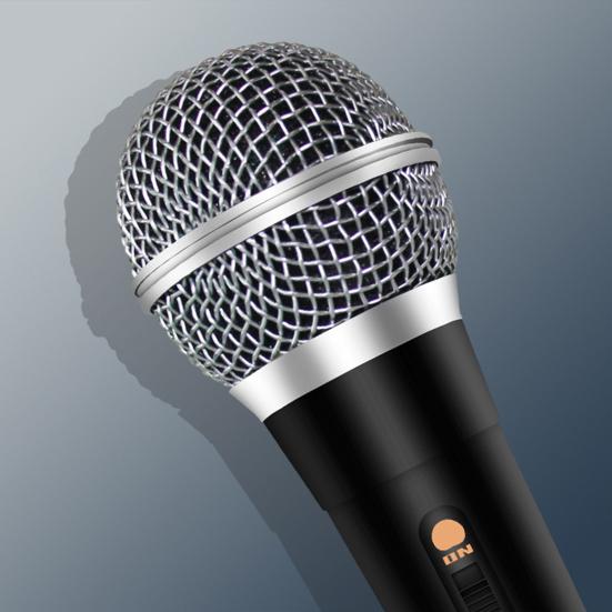 1 Комплект Аудио Микрофон Высокая Чувствительность Вокальная Музыка Plug And Play Низкая Задержка Динамический Сценическое Шоу Высокая Точность Интеллектуальный Шум